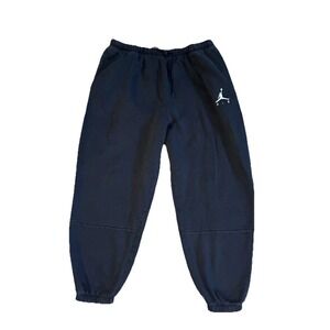 Nike Air Jordan Fleece Sweatpants Men's 3xl Joggers Black Jumpman Logo Comfort